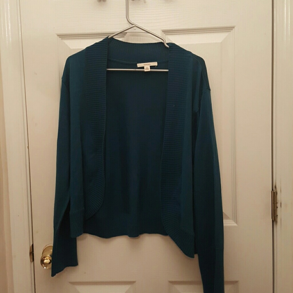 Blue cardigan